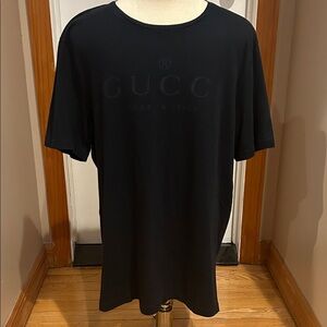 Authentic Gucci Black Men's Tee